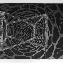 Painting on Paper 148x80 cm